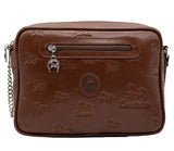 #color_ SaddleBrown | Cavalinho Cavalo Lusitano Leather Crossbody Bag - SaddleBrown - 18090251.13.99