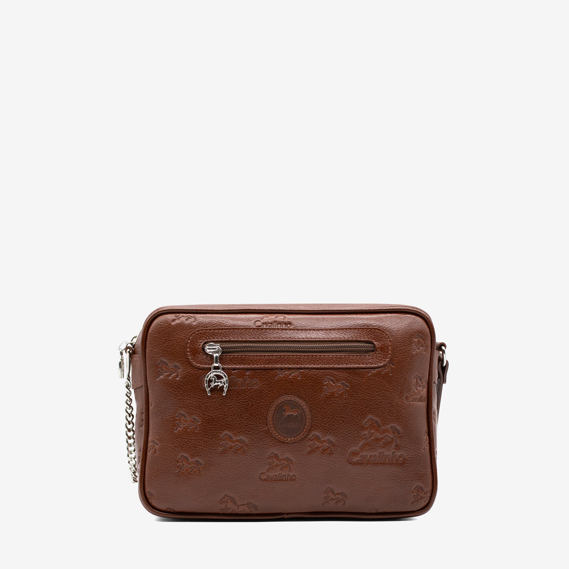 Cavalinho Cavalo Lusitano Leather Crossbody Bag for Women SKU 18090251.13 #color_saddlebrown