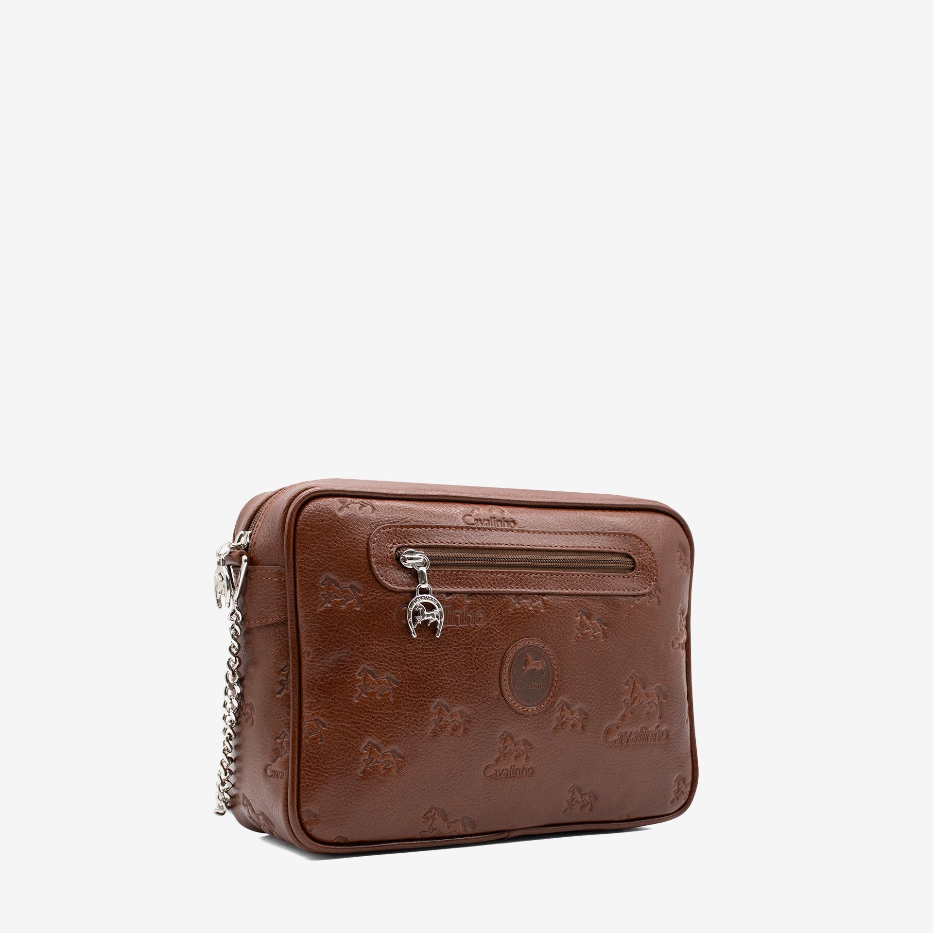 Cavalinho Cavalo Lusitano Leather Crossbody Bag for Women SKU 18090251.13 #color_saddlebrown