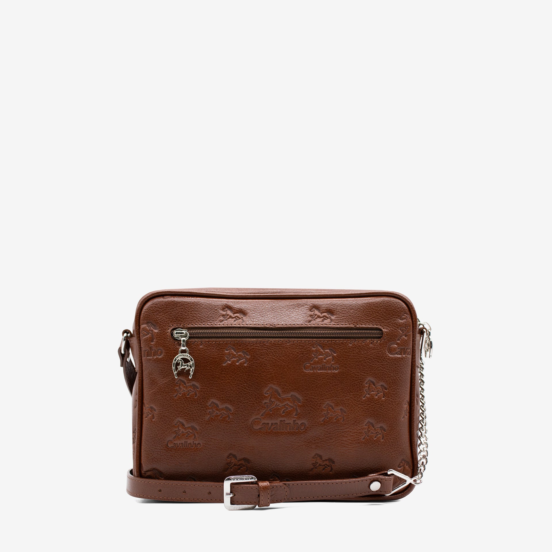 Cavalinho Cavalo Lusitano Leather Crossbody Bag for Women SKU 18090251.13 #color_saddlebrown
