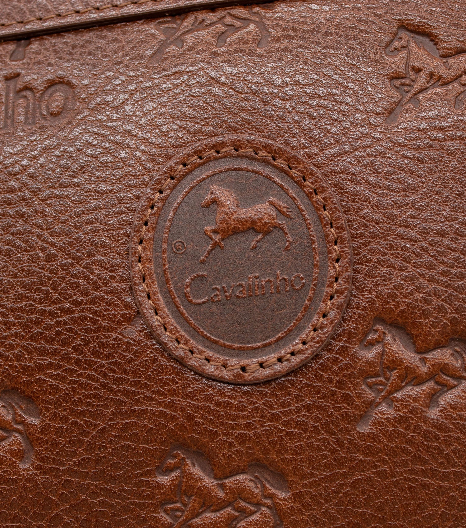 Cavalinho Cavalo Lusitano Leather Crossbody Bag - SaddleBrown - 18090251.13_P05