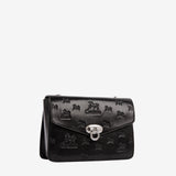 Cavalinho Cavalo Lusitano Black Leather Shoulder Bag SKU 18090260.01 #color_black