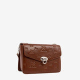 Cavalinho Cavalo Lusitano Brown Leather Shoulder Bag SKU 18090260.13 #color_saddlebrown