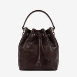 Cavalinho Cavalo Lusitano Leather Bucket Bag sku 18090281.02 #color_brown
