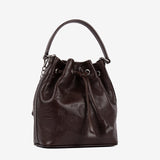 Cavalinho Cavalo Lusitano Leather Bucket Bag sku 18090281.02 #color_brown