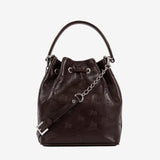 Cavalinho Cavalo Lusitano Leather Bucket Bag sku 18090281.02 #color_brown