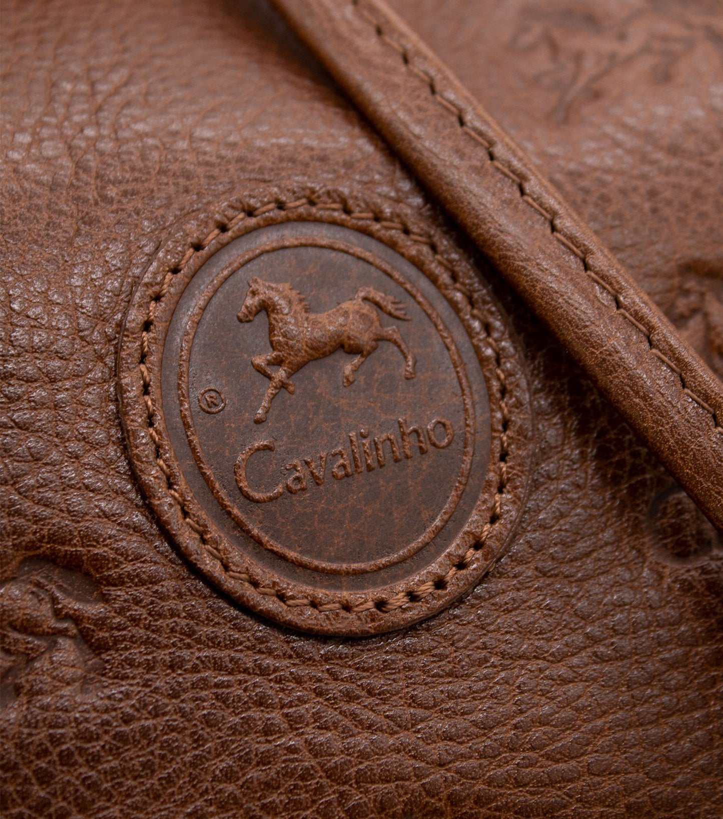 Cavalinho Cavalo Lusitano Leather Bucket Bag - SaddleBrown - 18090281.13_P04