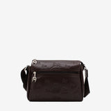 Cavalinho Cavalo Lusitano Brown Leather Crossbody Bag SKU 18090373.02 #color_brown