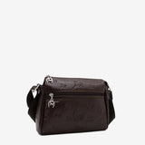 Cavalinho Cavalo Lusitano Brown Leather Crossbody Bag SKU 18090373.02 #color_brown