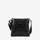 Cavalinho Black Cavalo Lusitano Leather Crossbody Bag SKU 18090390.01 #color_black