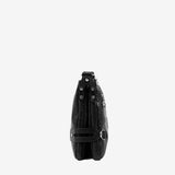 Cavalinho Black Cavalo Lusitano Leather Crossbody Bag SKU 18090390.01 #color_black