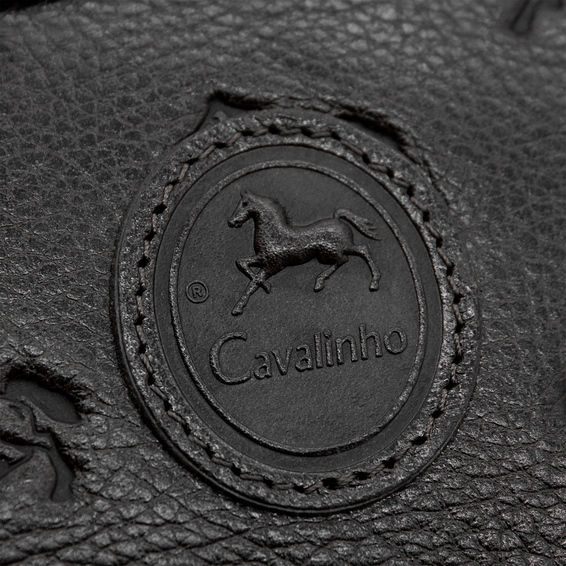 Cavalinho Black Cavalo Lusitano Leather Crossbody Bag SKU 18090390.01 #color_black