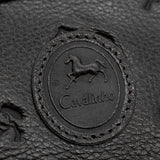 Cavalinho Black Cavalo Lusitano Leather Crossbody Bag SKU 18090390.01 #color_black