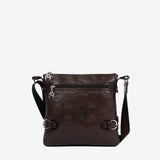 Cavalinho Brown Cavalo Lusitano Leather Crossbody Bag SKU 18090390.02 #color_brown