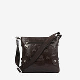 Cavalinho Brown Cavalo Lusitano Leather Crossbody Bag SKU 18090390.02 #color_brown