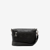 Cavalinho Cavalo Lusitano Black Leather Crossbody Bag for Women SKU 18090401.01 #color_black