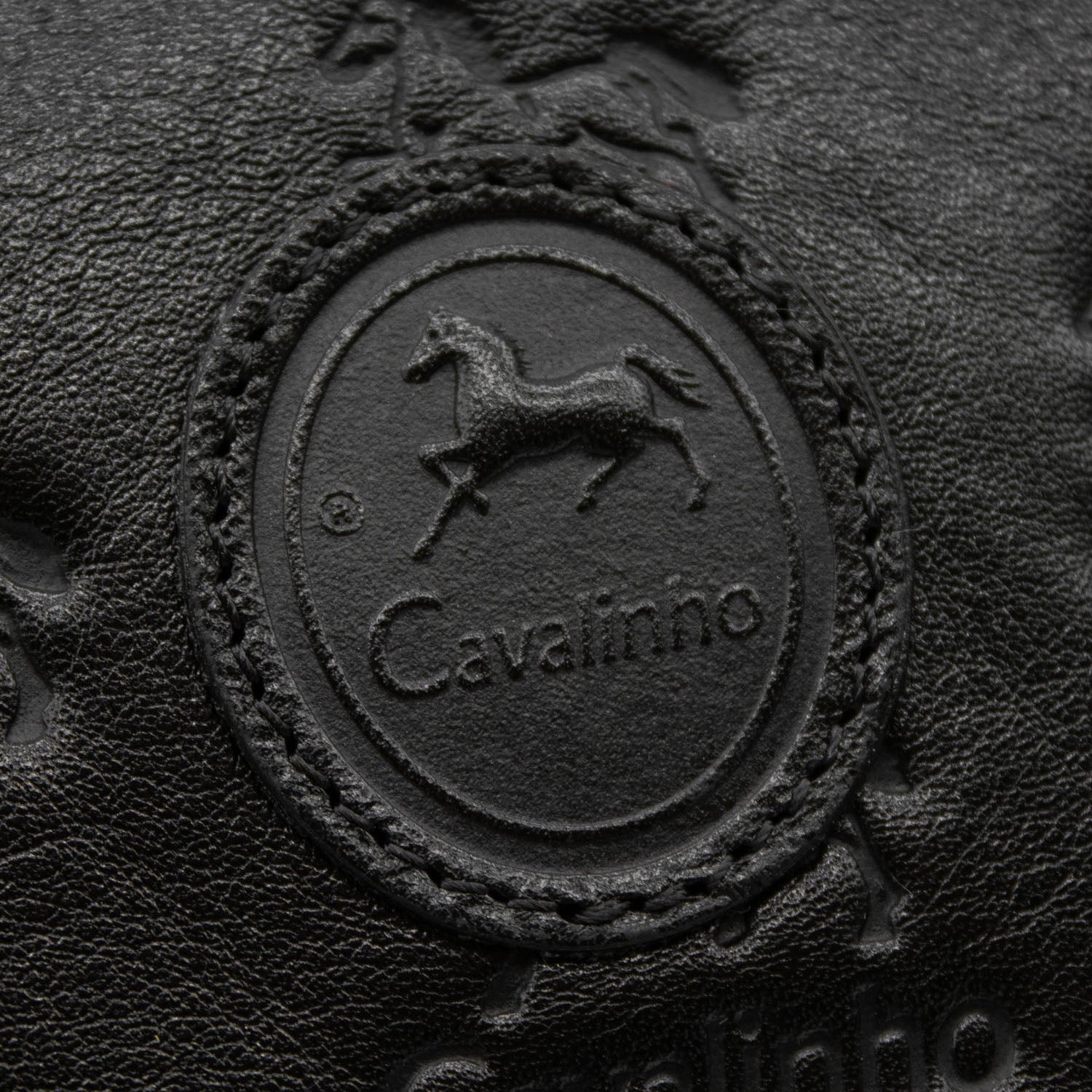 Cavalinho Cavalo Lusitano Leather Crossbody Bag SKU 18090401.01 #color_black