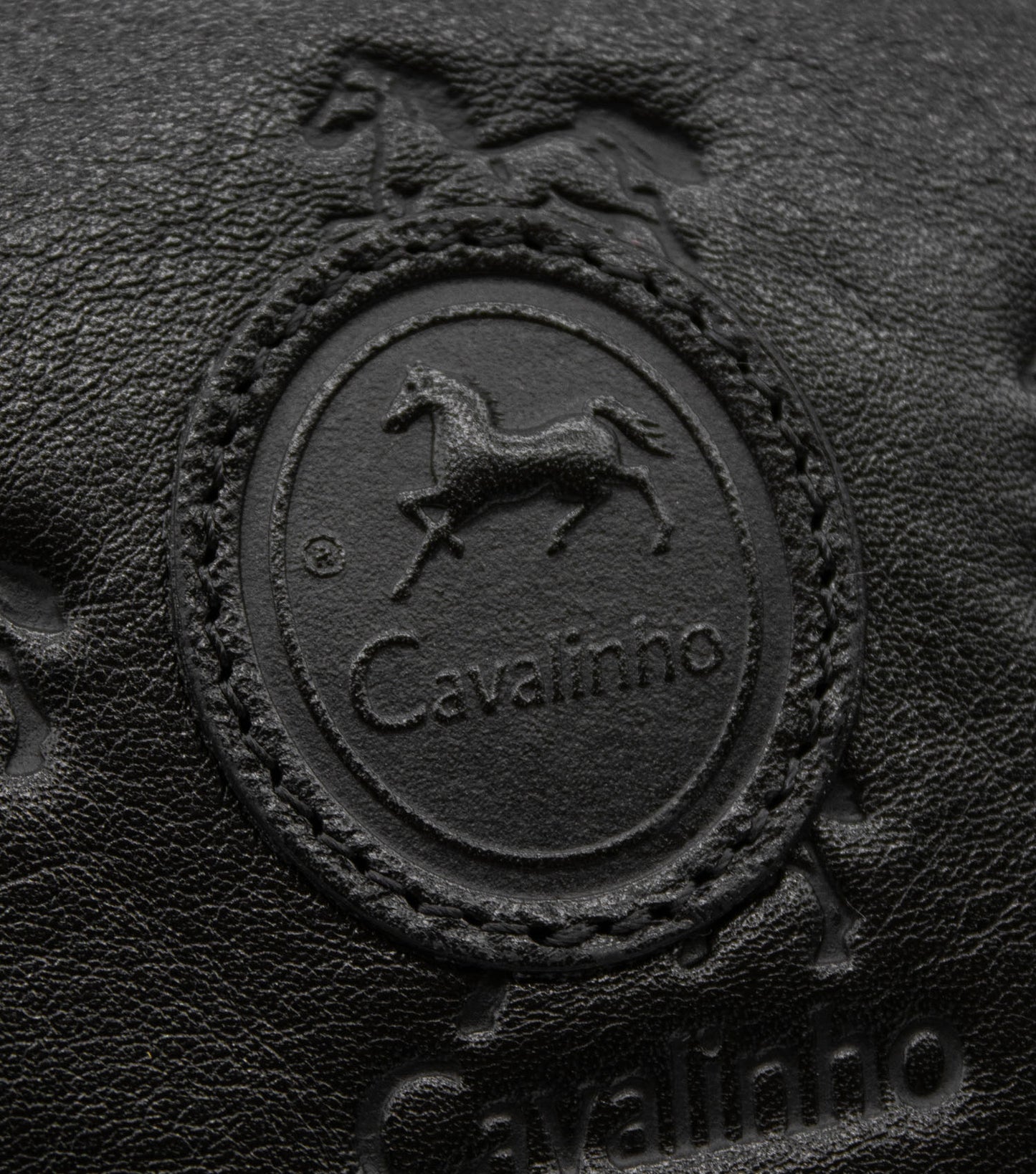 Cavalinho Cavalo Lusitano Leather Crossbody Bag - Black - 18090401.01_P05