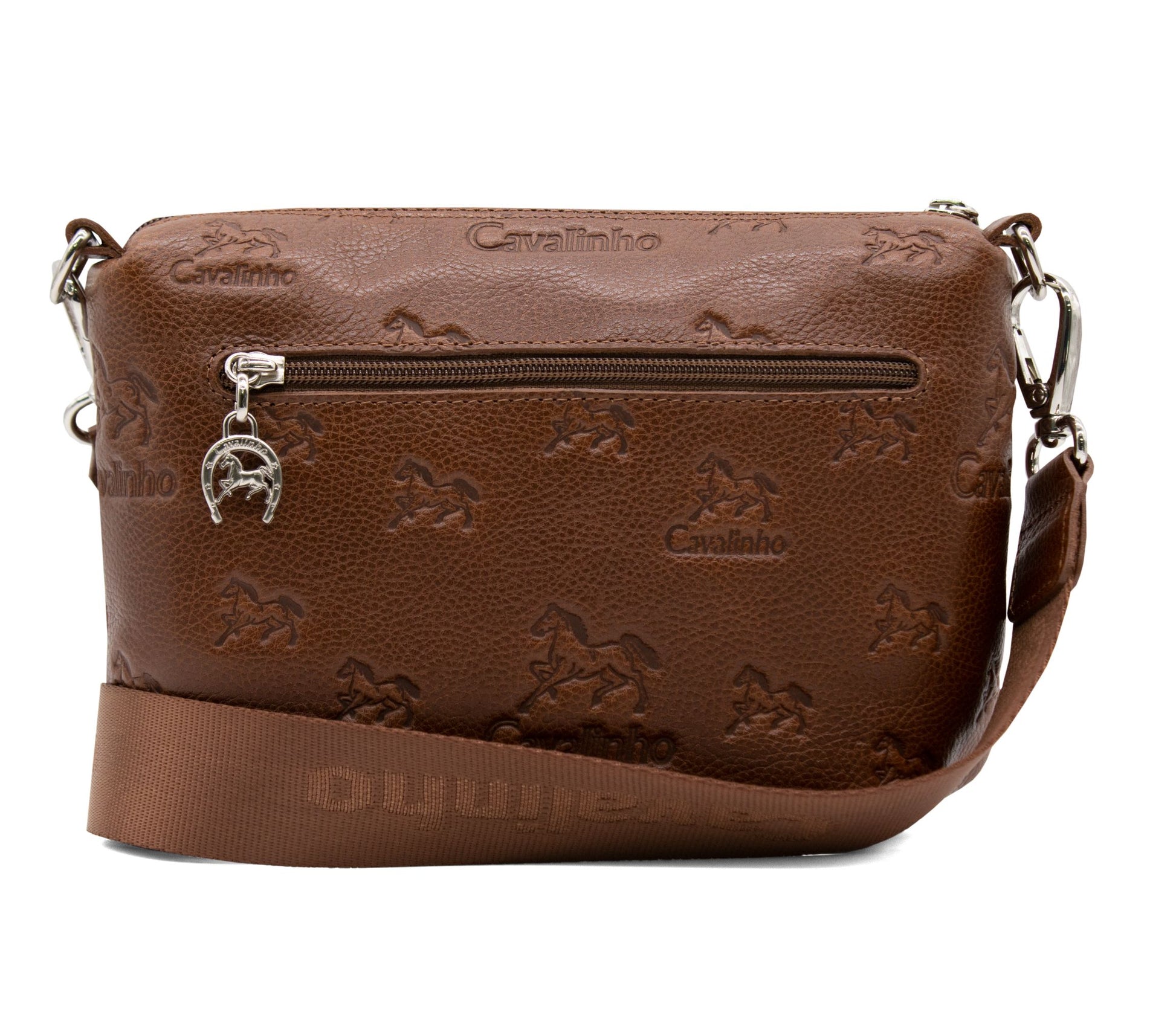 Cavalinho Cavalo Lusitano Leather Crossbody Bag - SaddleBrown - 18090401.13_3