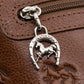 #color_ SaddleBrown | Cavalinho Cavalo Lusitano Leather Crossbody Bag - SaddleBrown - 18090401.13_P05