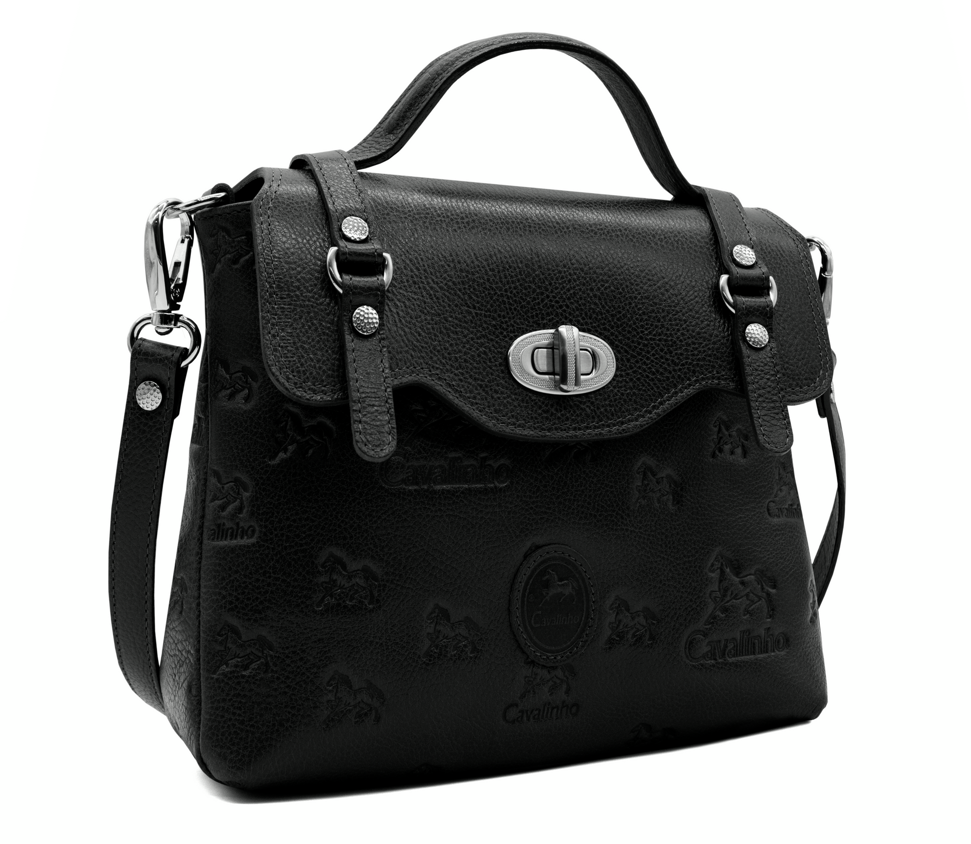 #color_ Black | Cavalinho Signature Handbag - Black - 18090404.13_2