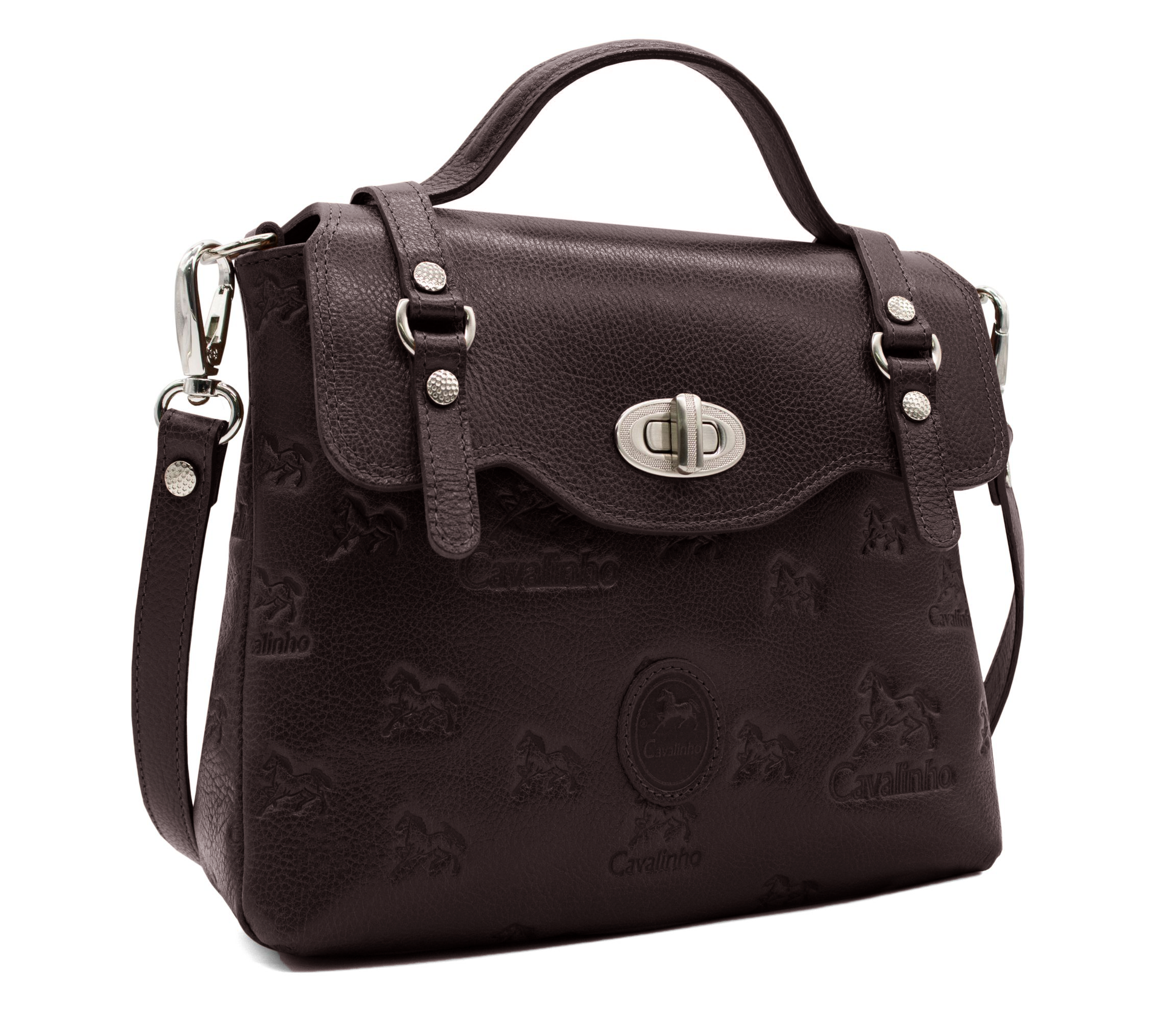#color_ Brown | Cavalinho Signature Handbag - Brown - 18090404_02_2