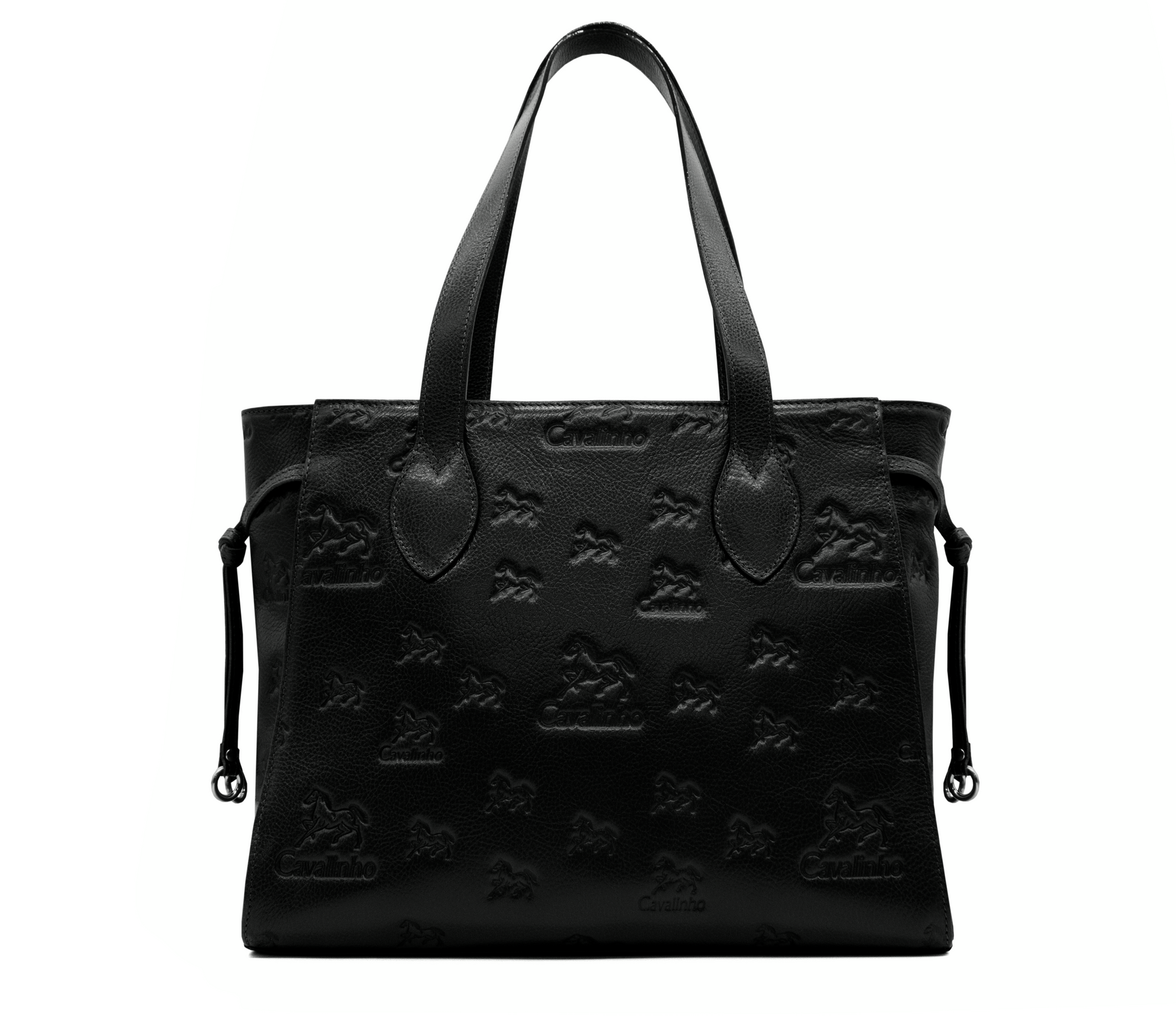 #color_ Black | Cavalinho Cavalo Lusitano Leather Shoulder Bag - Black - 18090410.01_3