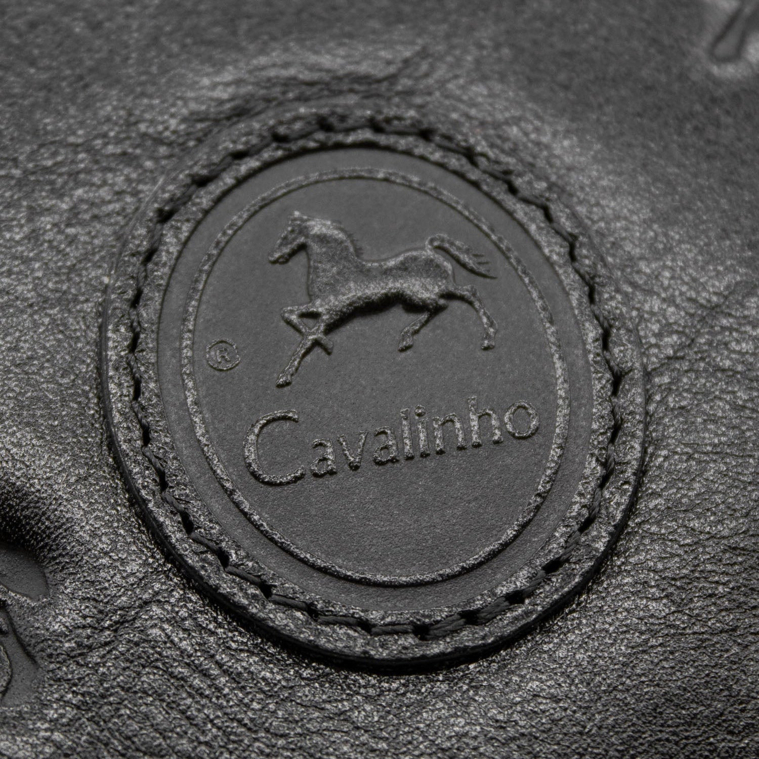 Cavalinho Cavalo Lusitano Leather Shoulder Bag SKU 18090410.01 #color_black