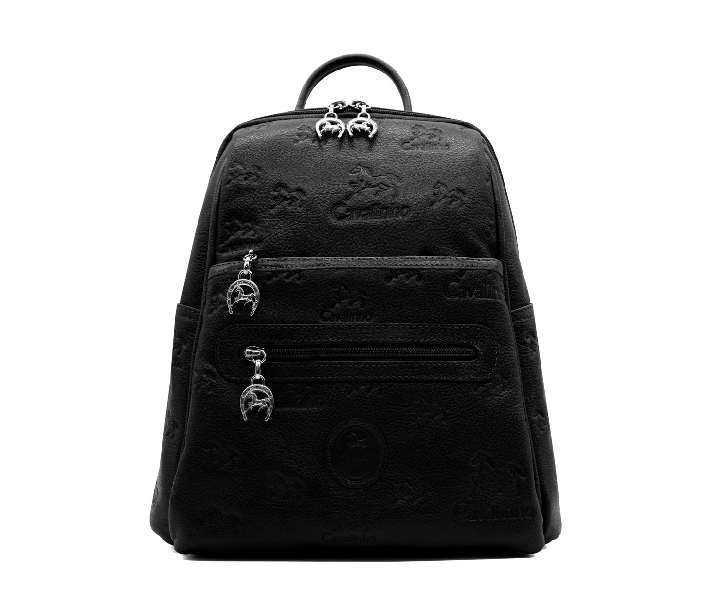 Cavalinho Cavalo Lusitano Leather Backpack - Black - 18090412.01_1