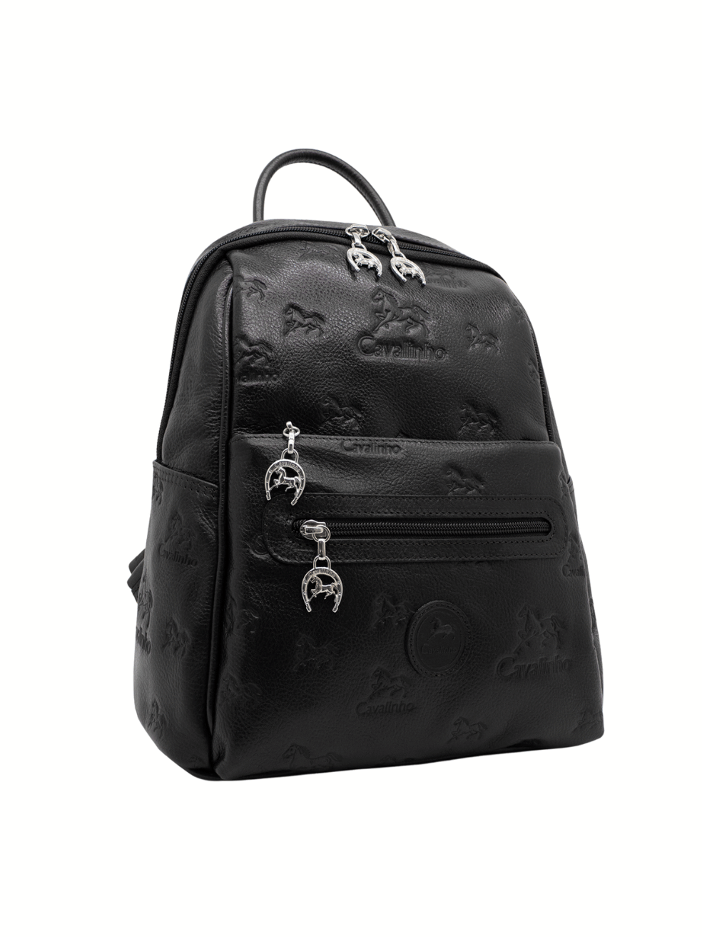 Cavalinho Cavalo Lusitano Leather Backpack SKU 18090412.01 #color_black