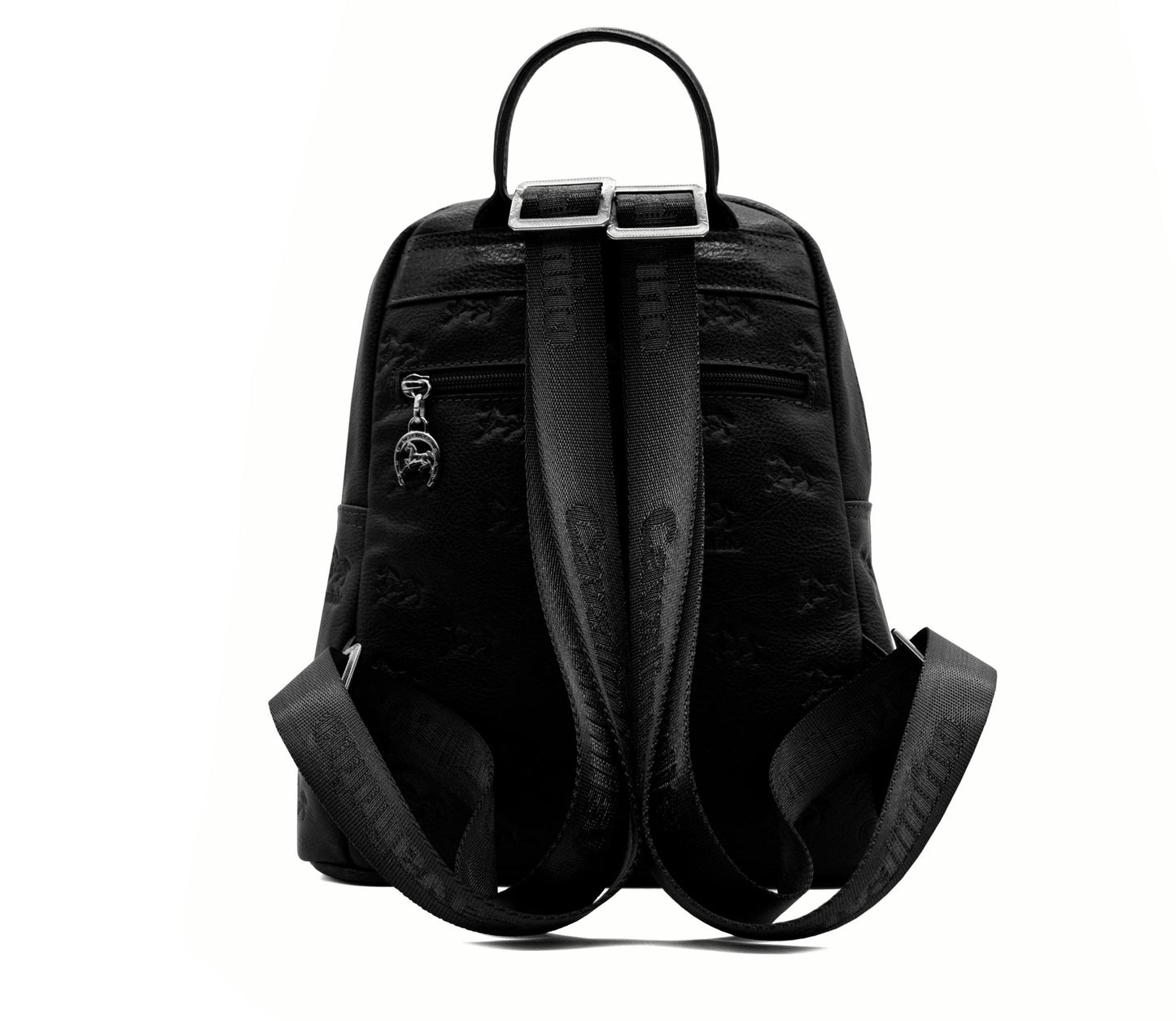 Cavalinho Cavalo Lusitano Leather Backpack - Black - 18090412.01_3