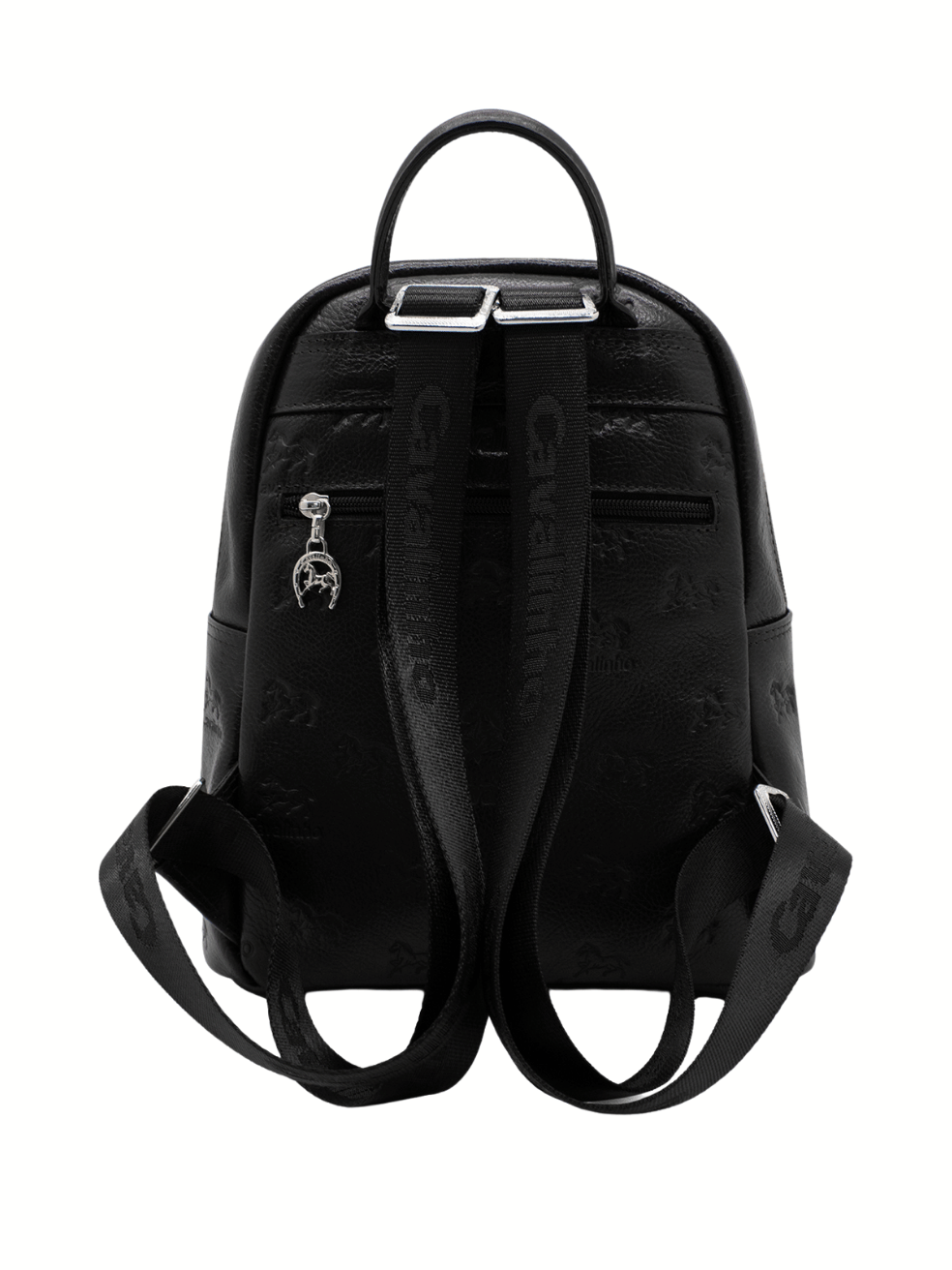 Cavalinho Cavalo Lusitano Leather Backpack SKU 18090412.01 #color_black