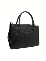 Cavalinho Cavalo Lusitano Leather Handbag SKU 18090480.01 #color_black