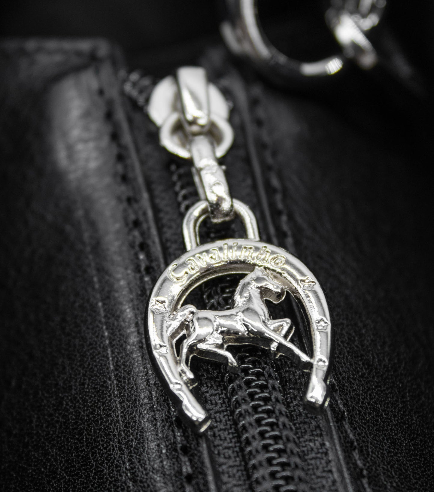 Cavalinho Cavalo Lusitano Leather Handbag - Black - 18090480.01_P04