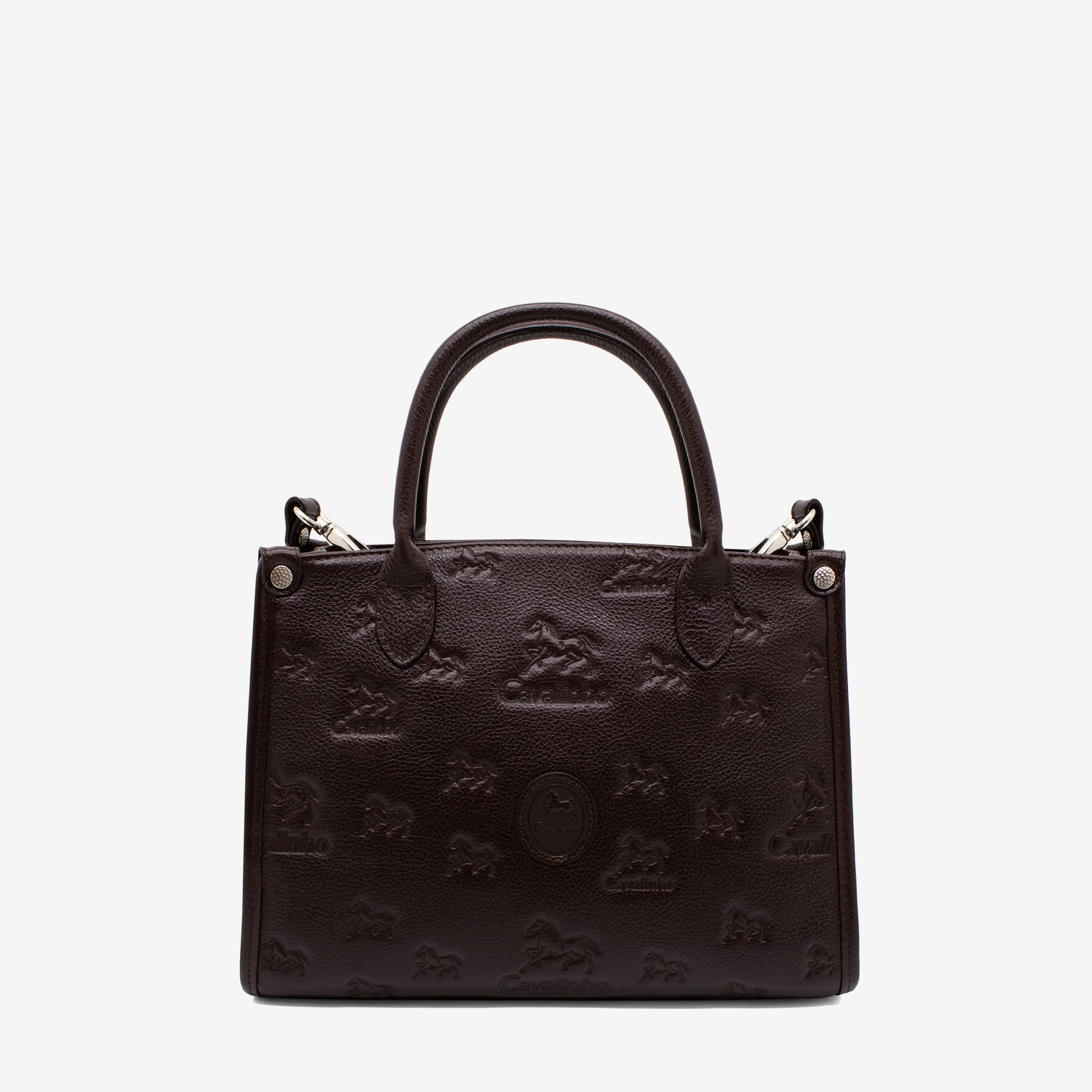 Cavalinho Cavalo Lusitano Brown Leather Handbag for Women SKU 18090480.02 #color_brown