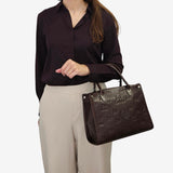 Cavalinho Cavalo Lusitano Brown Leather Handbag for Women SKU 18090480.02 #color_brown