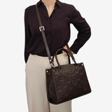 Cavalinho Cavalo Lusitano Brown Leather Handbag for Women SKU 18090480.02 #color_brown