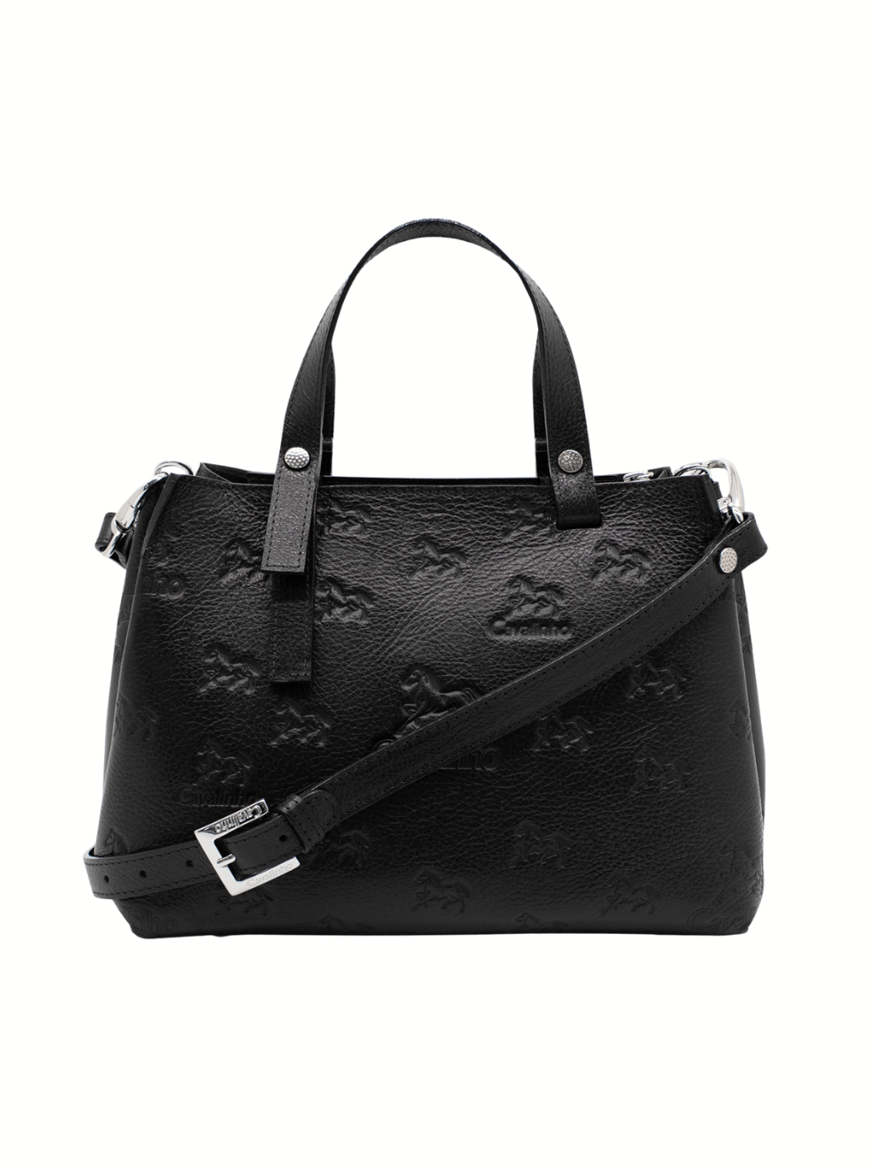 Cavalo Lusitano Leather Handbag SKU 18090490.01 #color_black