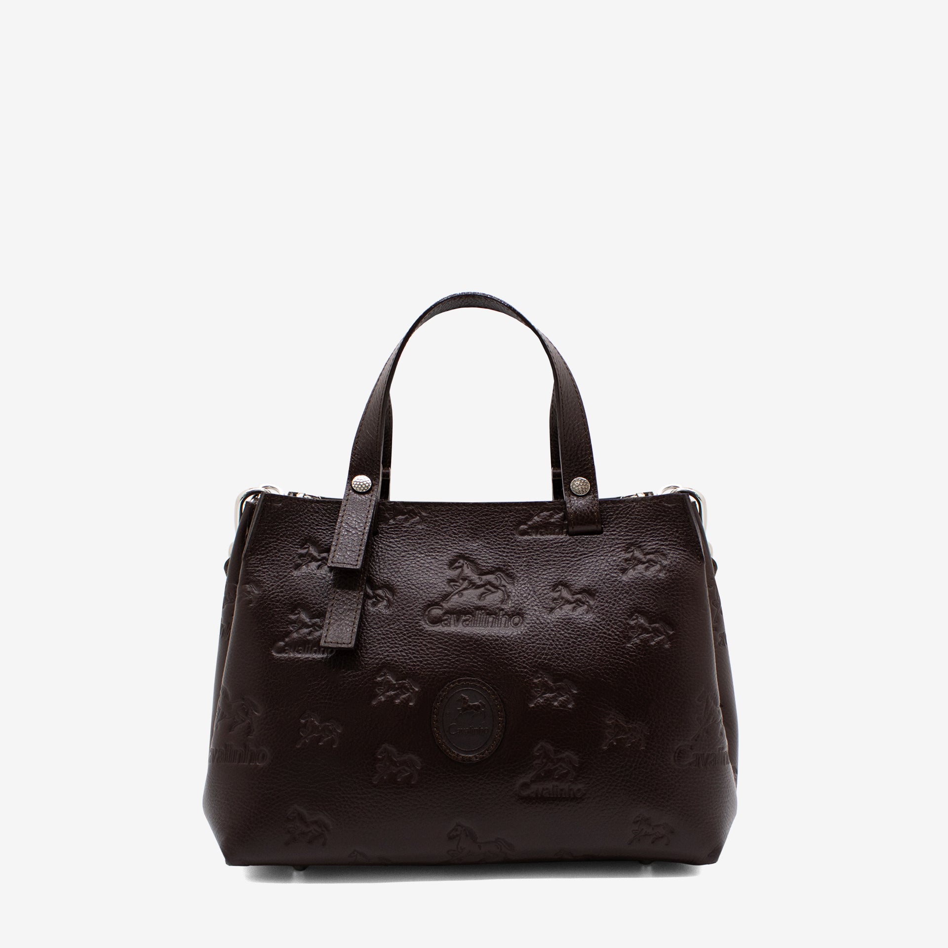 Cavalo Lusitano Leather Handbag SKU 18090490.02 #color_brown