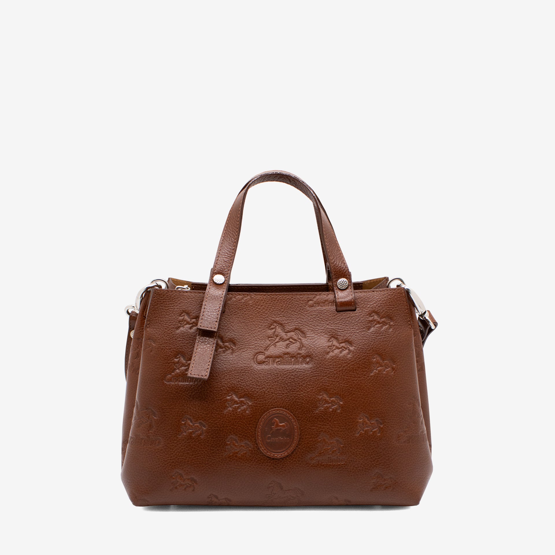 Cavalo Lusitano Leather Handbag SKU 18090490.13 #color_saddlebrown