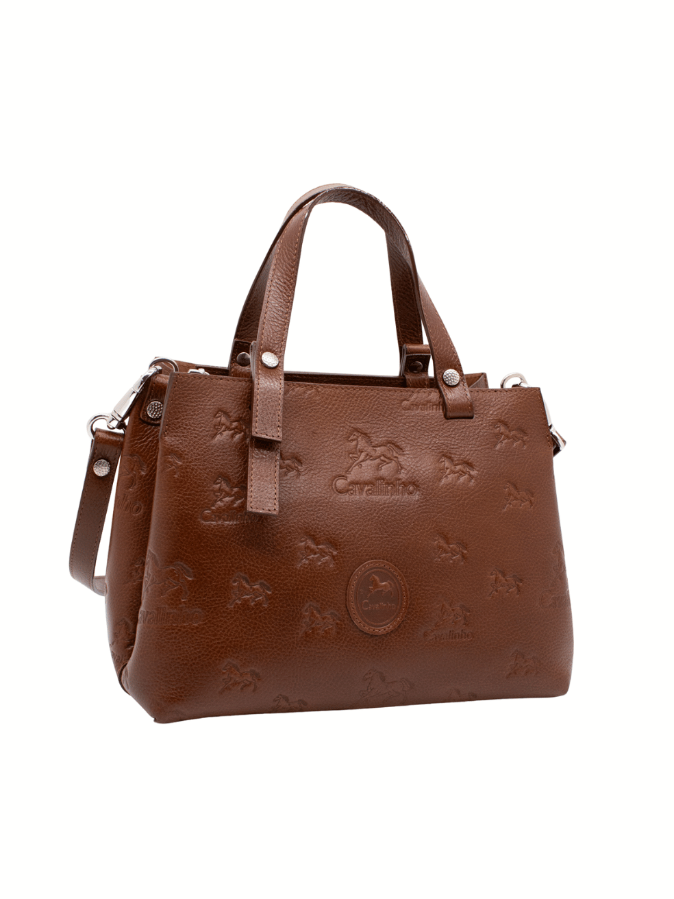 Cavalo Lusitano Leather Handbag SKU 18090490.13 #color_saddlebrown