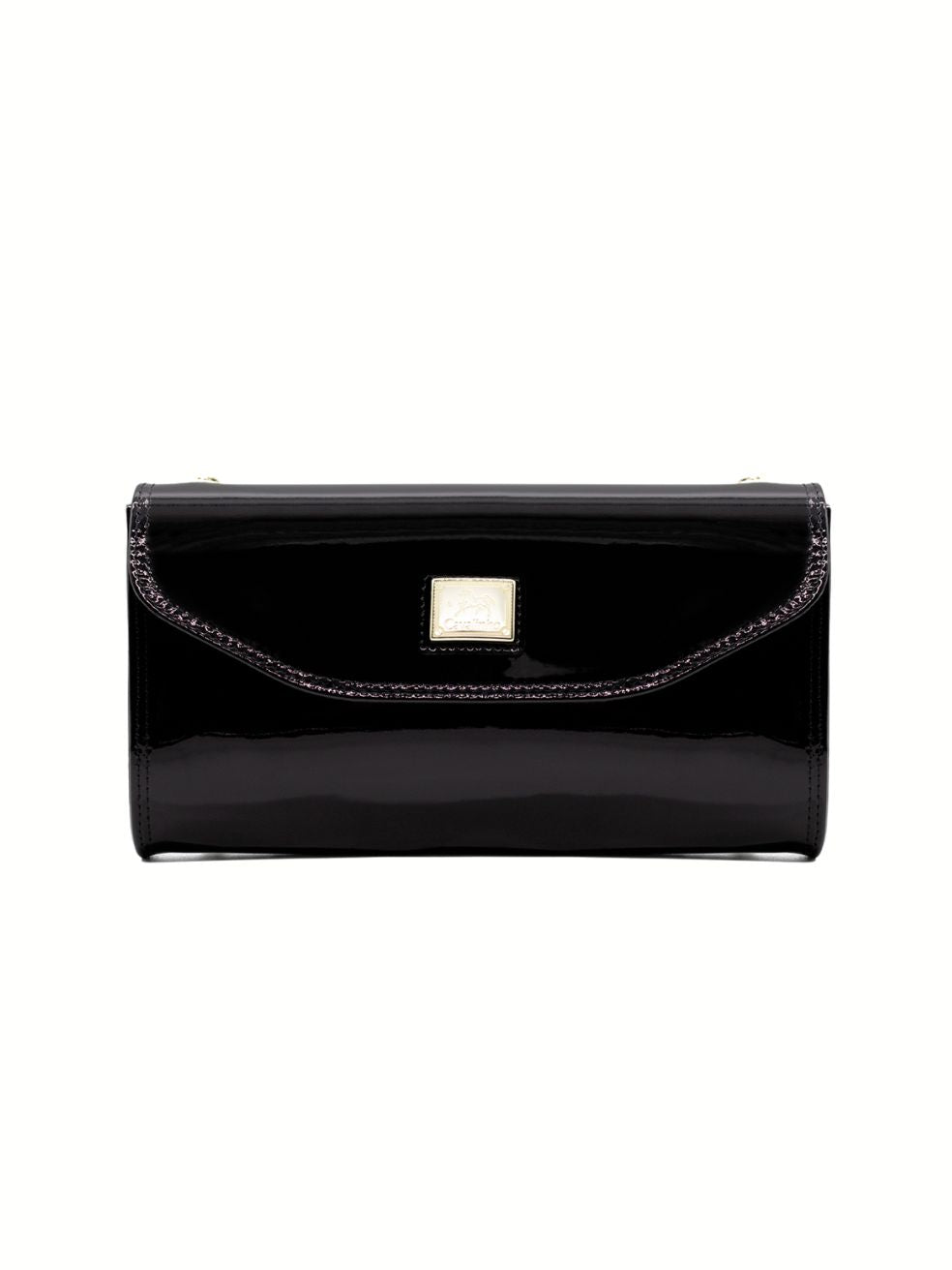 Cavalinho All In Patent Leather Clutch or Shoulder Bag SKU 18090491.01 #color_black