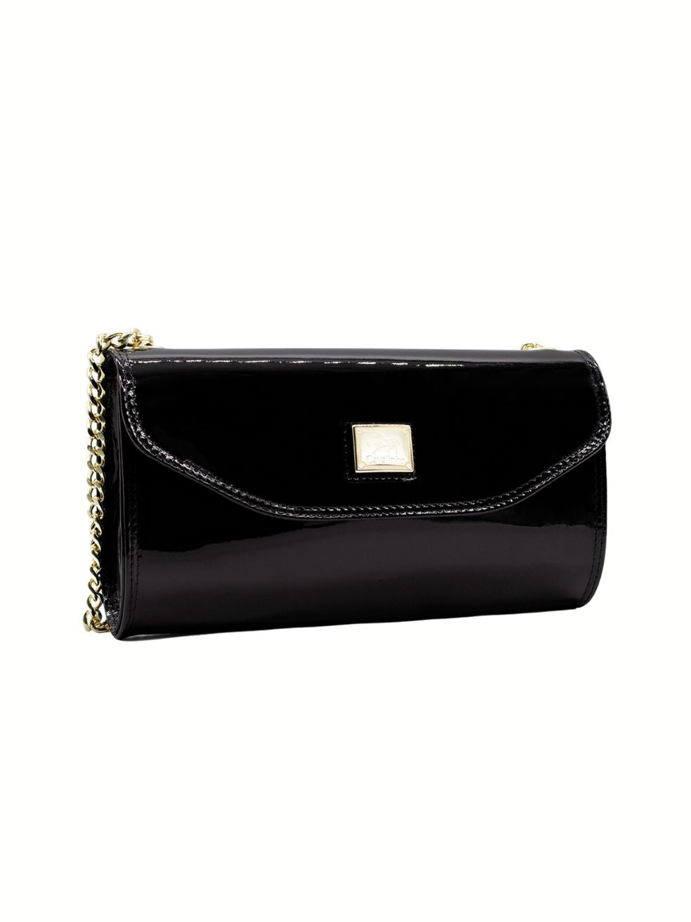 Cavalinho All In Patent Leather Clutch or Shoulder Bag SKU 18090491.01 #color_black