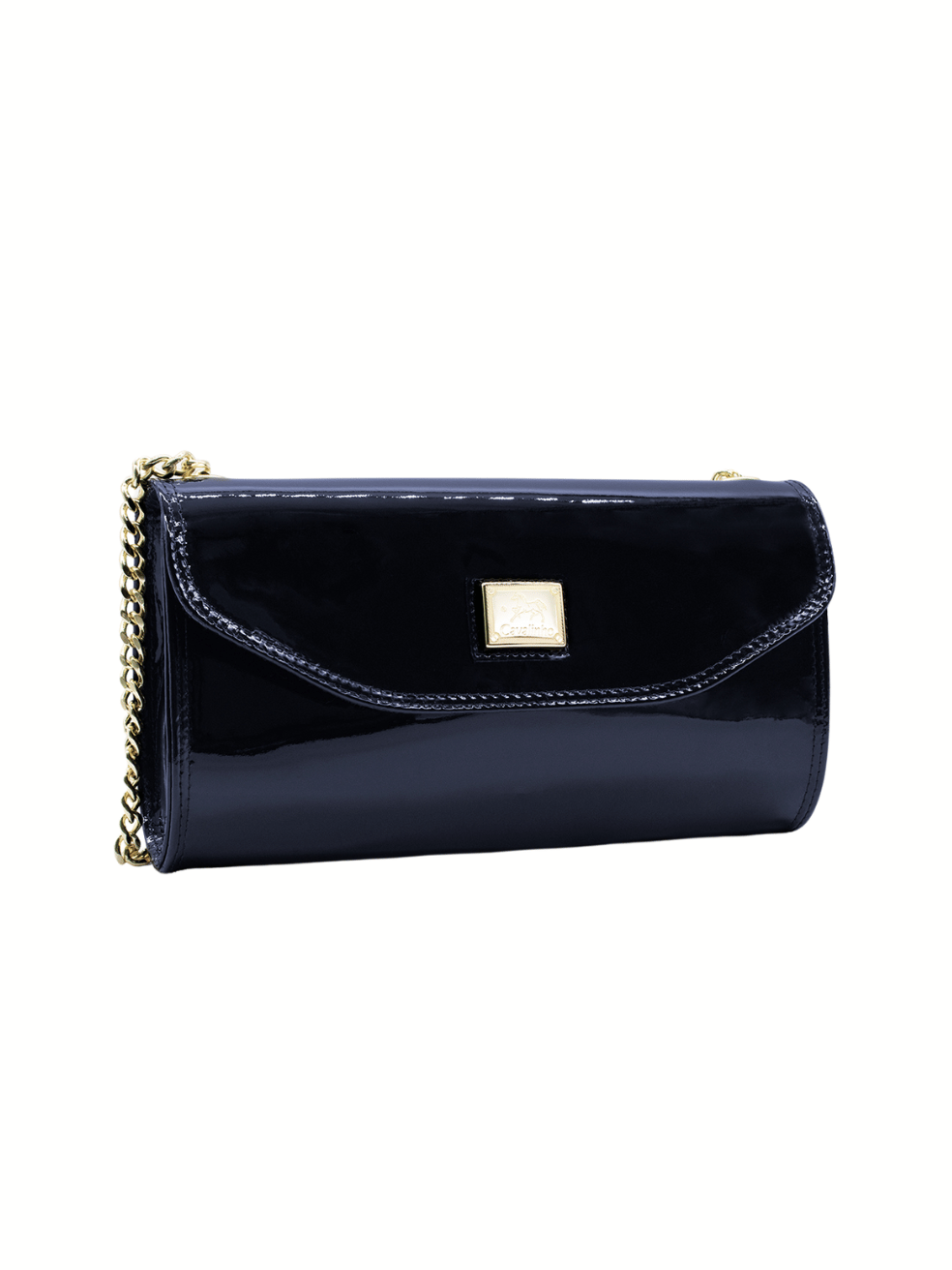 Cavalinho All In Patent Leather Clutch or Shoulder Bag SKU 18090491.03 #color_navy