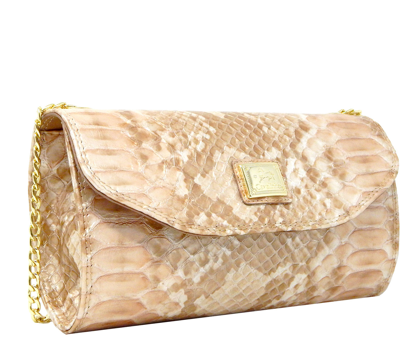 Cavalinho All In Patent Leather Clutch or Shoulder Bag - Beige / White - 18090491_05_2