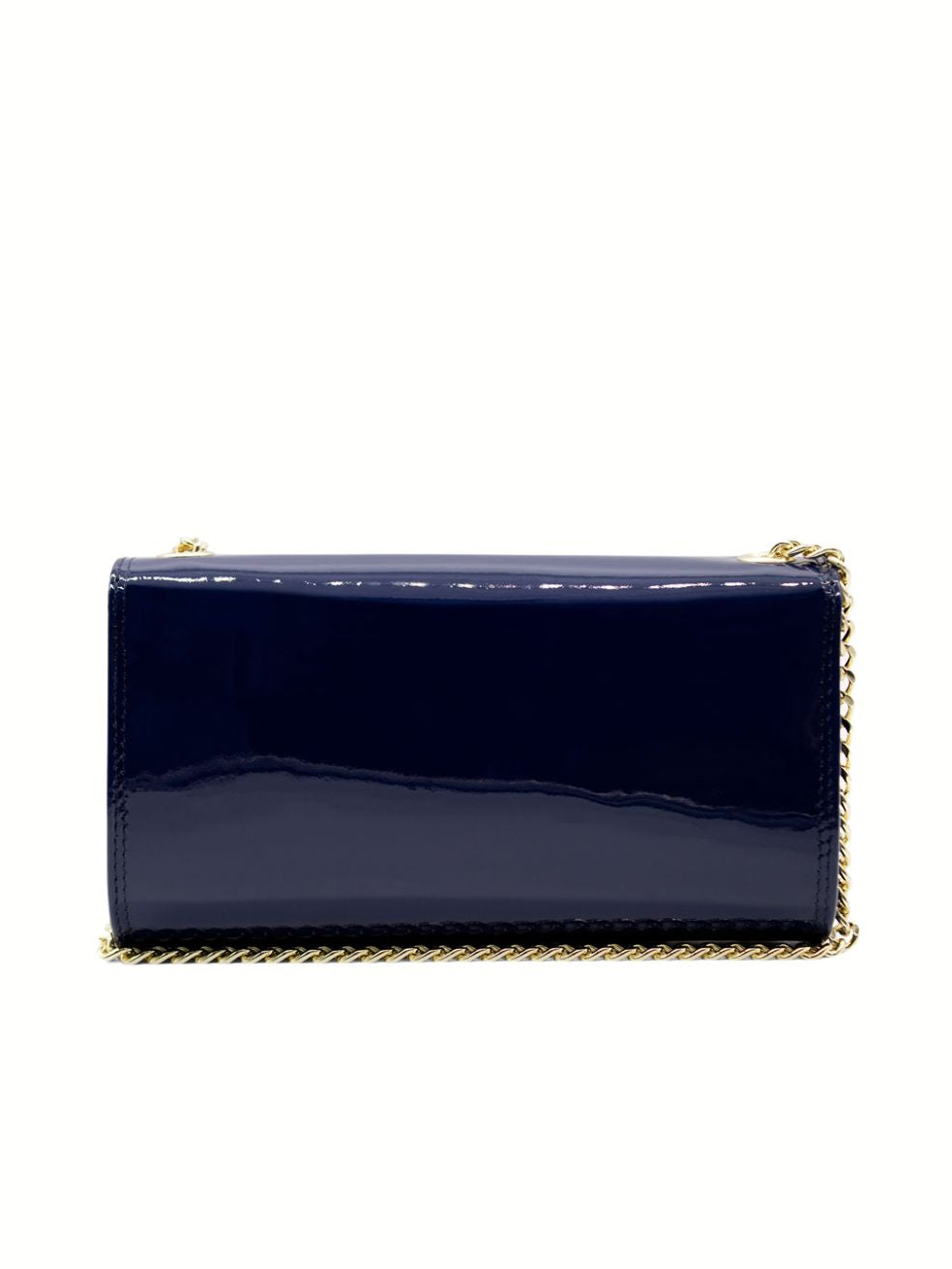 All In Patent Leather Shoulder Bag SKU 18090496 #color_navy