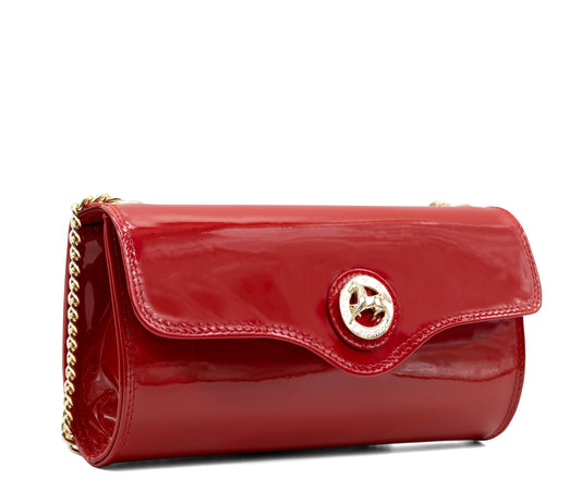 Cavalinho All In Patent Leather Clutch or Shoulder Bag - Red - 18090496.04_2