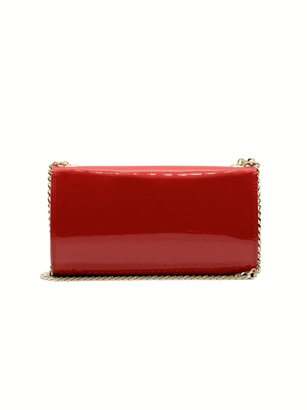 All In Patent Leather Shoulder Bag SKU 18090496 #color_red