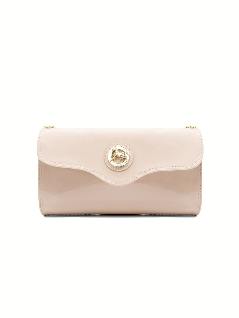 All In Patent Leather Shoulder Bag SKU 18090496 #color_beige