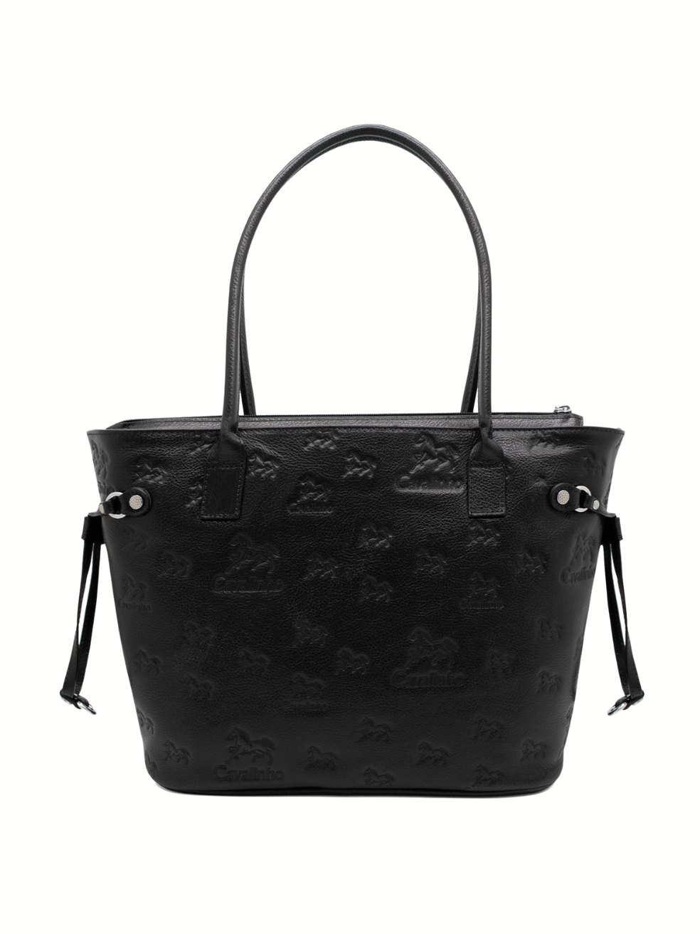 Cavalinho Cavalo Lusitano Leather Tote Bag SKU 18090420.01 #color_black